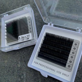 Glamor Velvet Camelia Sole – Premium Lash Tray - 6 Lines –  0.05mm – Full Range of Curls