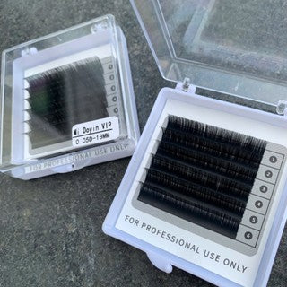 Glamor Velvet Camelia Sole – Premium Lash Tray - 6 Lines –  0.05mm – Full Range of Curls
