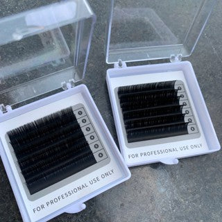 Glamor Velvet Camelia Sole – Premium Lash Tray - 6 Lines –  0.07mm – Full Range of Curls