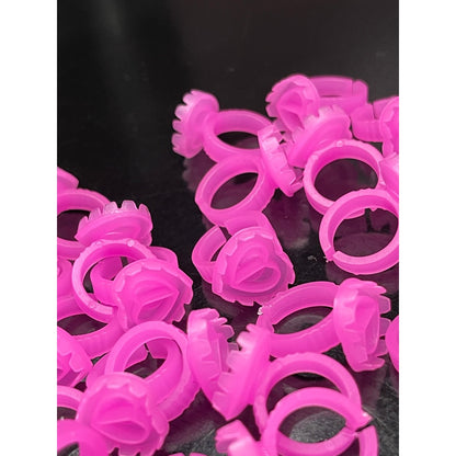 Heart-Shaped Glue Ring (50pcs)