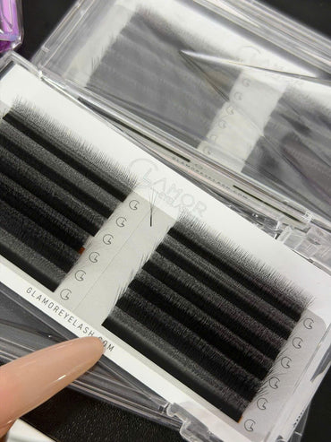 Phải, Đa Dạng Độ Cong2D Tiny Flower False Eyelashes - 3D Tiny Flower False Eyelashes - Natural 0.07mm, Ultra-Soft Fiber