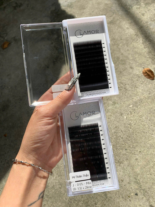 Glamor Lashes - J,C,CC,D,LD- 0.03, 0.05, 0.07