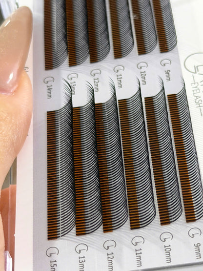 GLAMOR Ready-made cylindrical false eyelashes  Camellia false eyelashes - Douyin cylindrical eyelashes