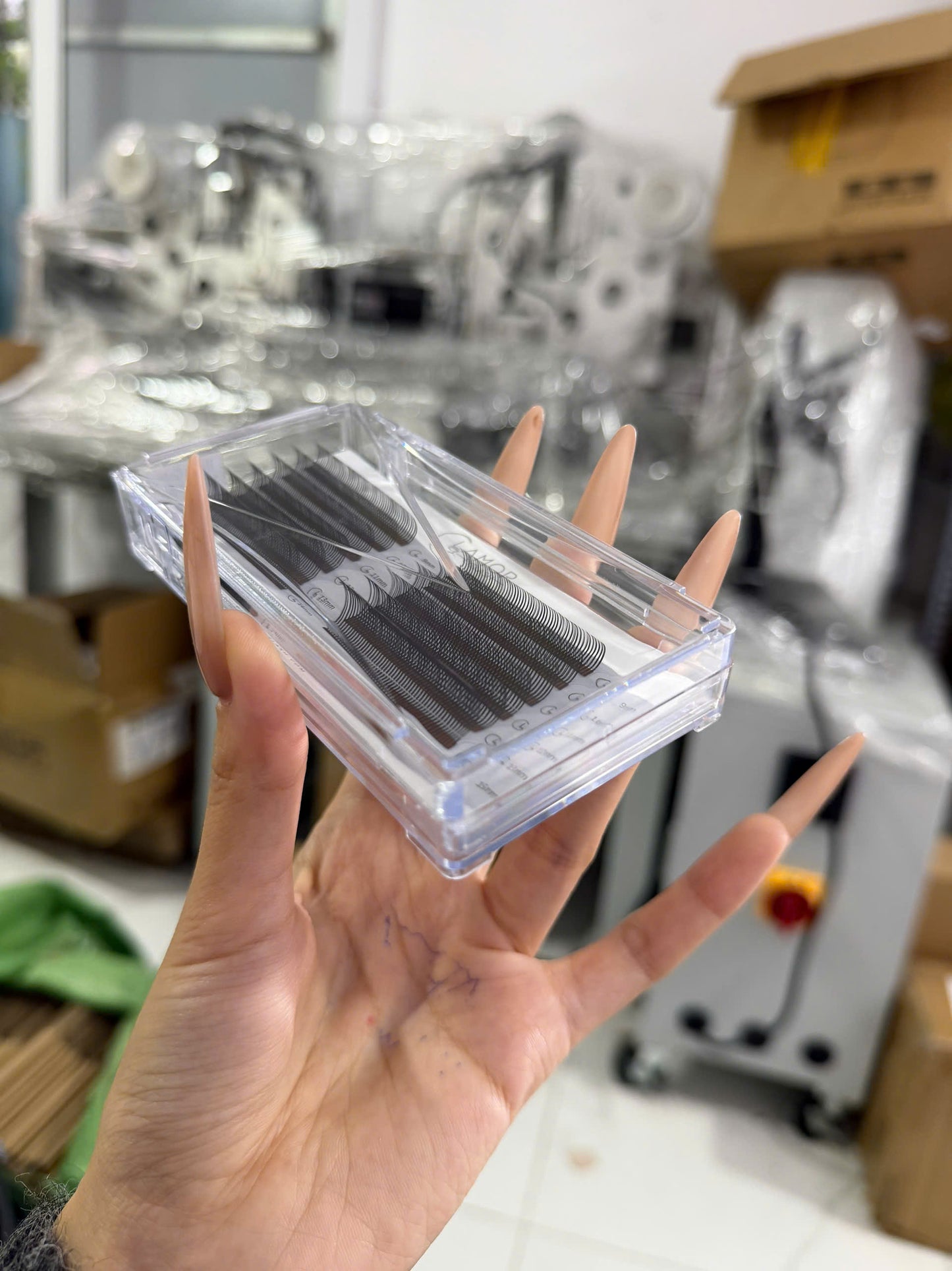 GLAMOR Ready-made cylindrical false eyelashes  Camellia false eyelashes - Douyin cylindrical eyelashes